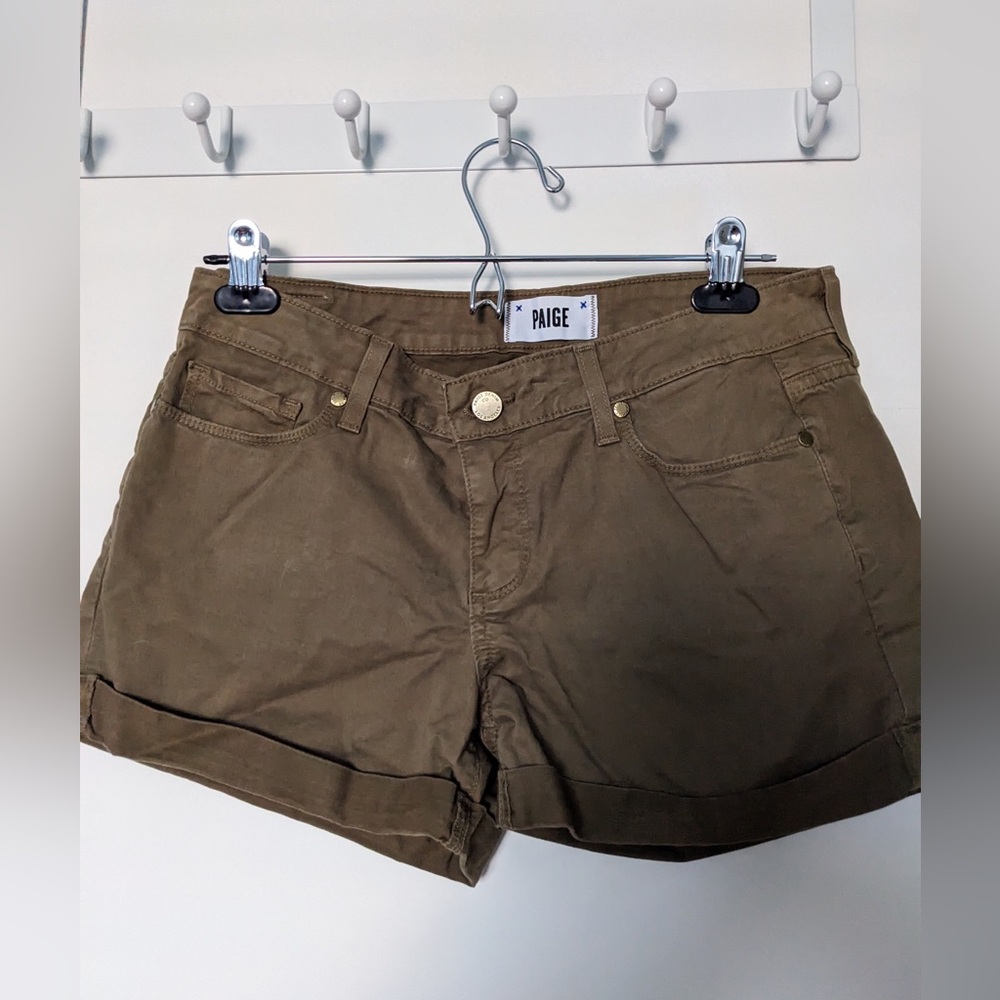 PAIGE Women's Brown Cargo Shorts size 27